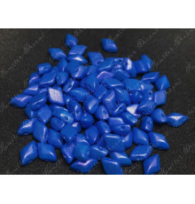 Чешские бусины MATUBO Gemduo Tropical Blue Raspberry Glass beads 2-hole 8x5 mm 